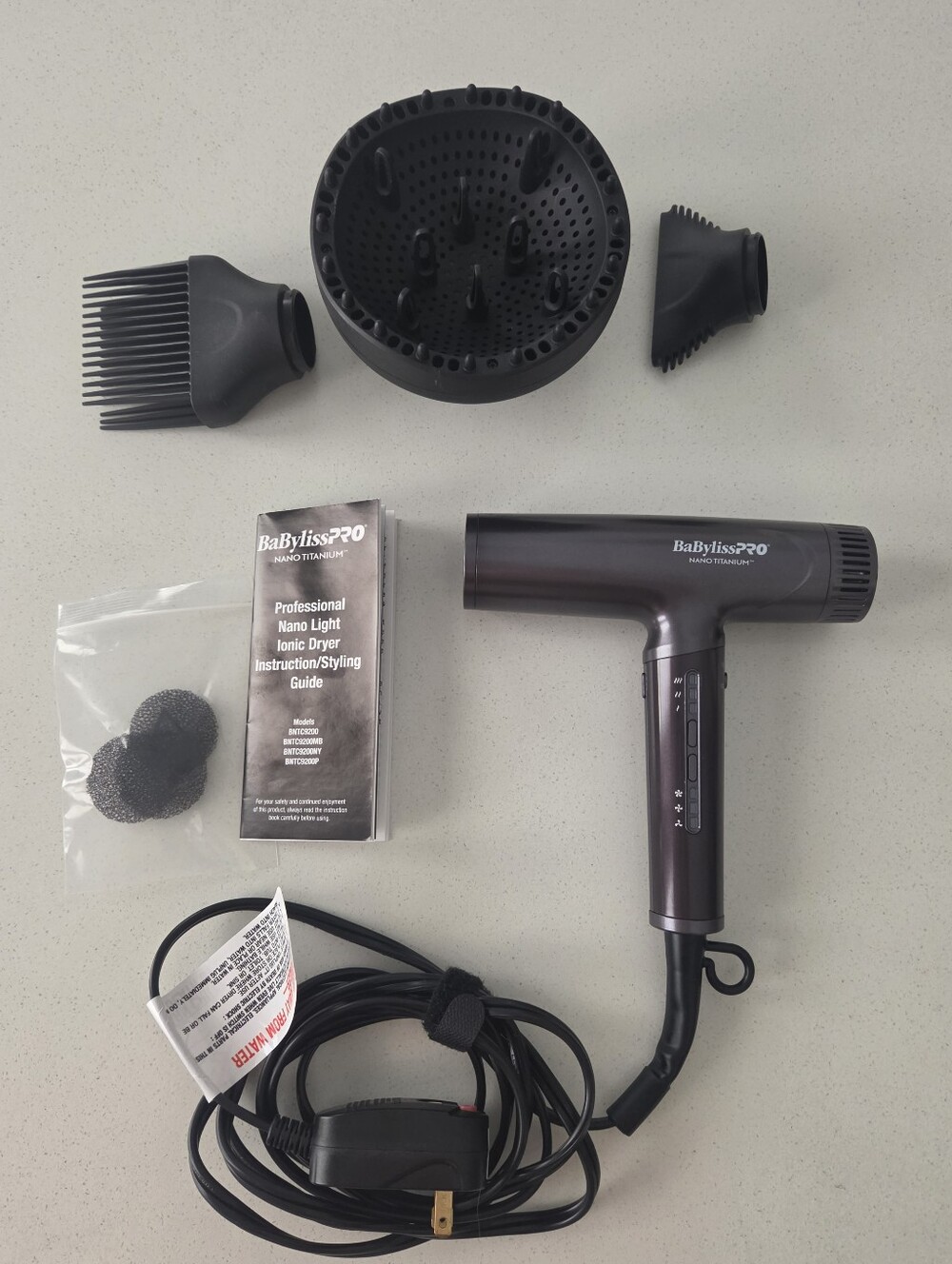 Professional BaBylissPRO Nanolight Ionic Dryer